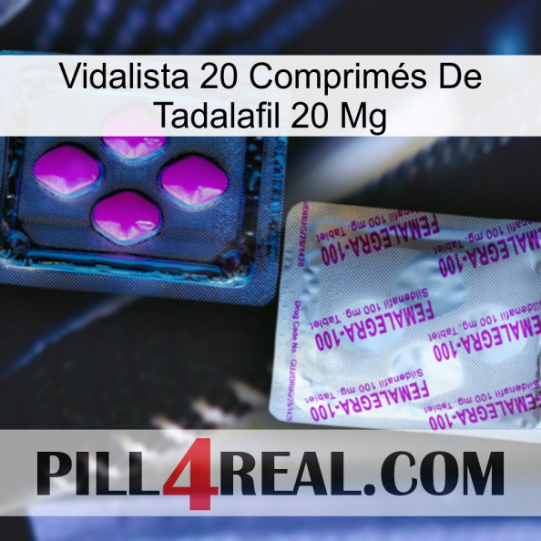 Vidalista 20 Comprimés De Tadalafil 20 Mg 37